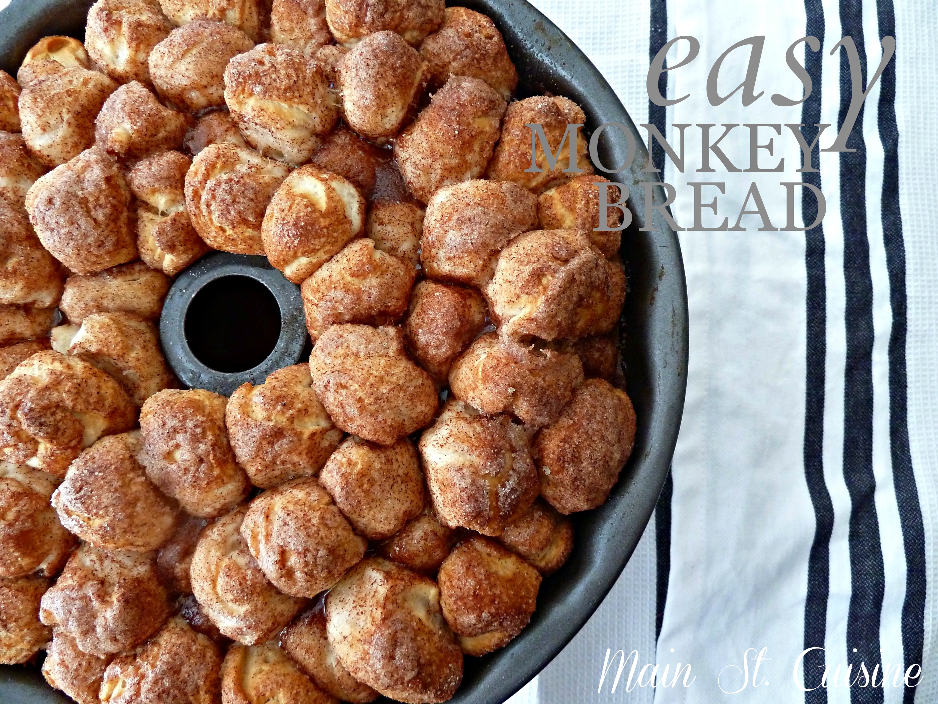 Easy Monkey Bread Recipe With Biscuits (Only 6 Ingredients!)