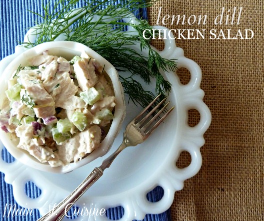 lemon dill chicken salad