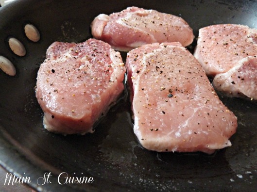seasoned boneless pork chops