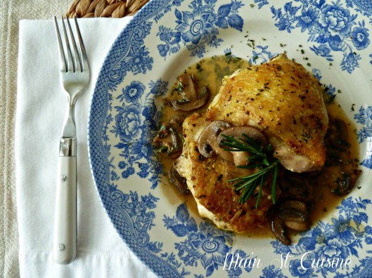 chicken thighs with fresh herbs